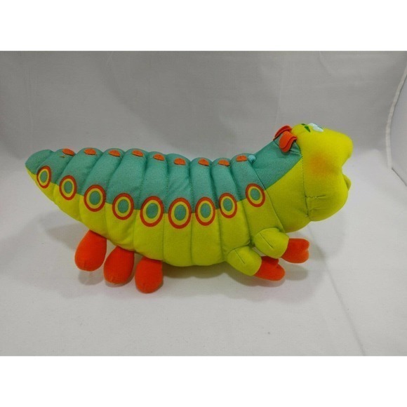 Disney A Bugs Life Plush Holiday Heimlich Caterpllar with Candy Cane Stuffed 12" - Picture 4 of 9